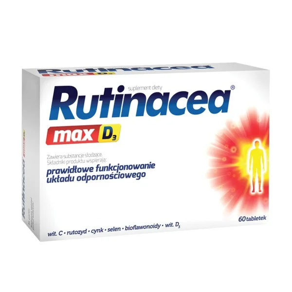 Witamina C 120mg + Cynk + Selen + Witamina D3 60 tabletek [Rutinacea] - Rutinacea