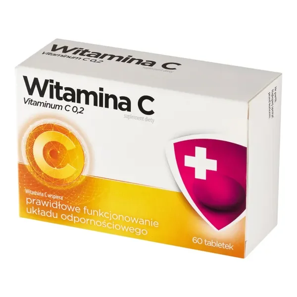 Witamina C 200 mg 60 tabletek [Aflofarm] - Aflofarm