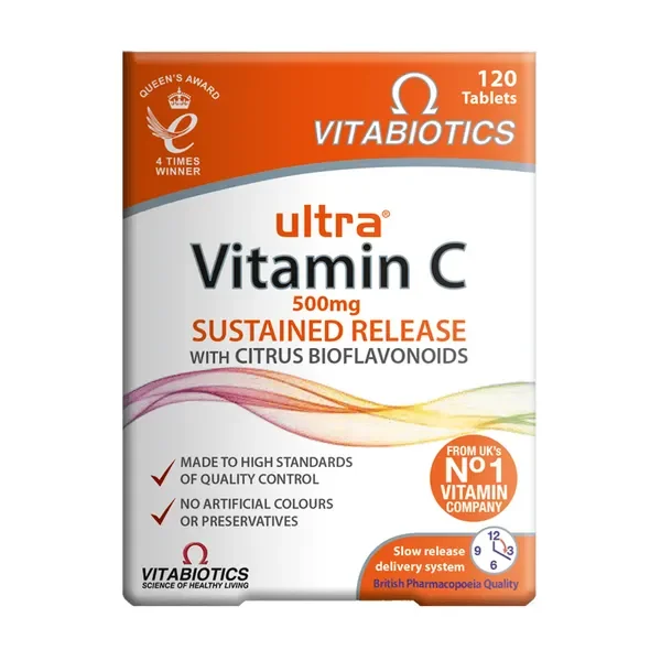 Witamina C 500 mg 60 tabletek [Vitabiotics] - Vitabiotics