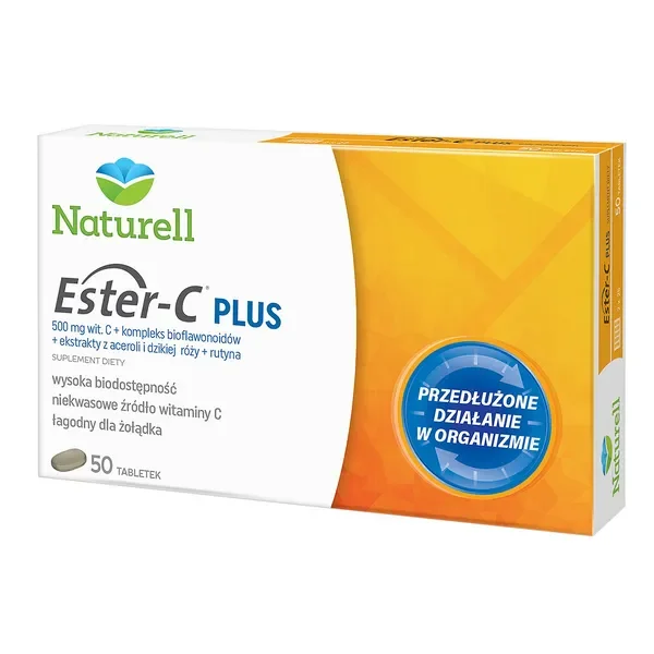 Witamina C (Ester-C) 500 mg 50 tabletek [Naturell] - Naturell