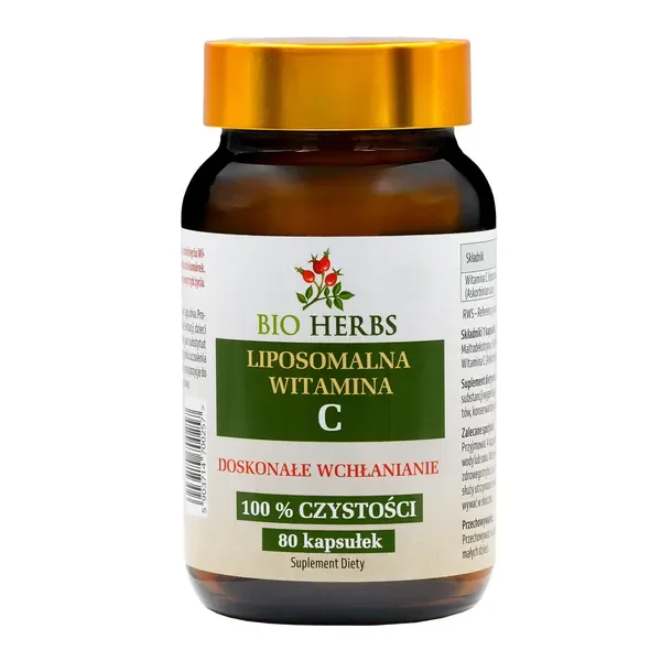 Witamina C liposomalna 250 mg 80 kapsułek [My Herbs] - My Herbs