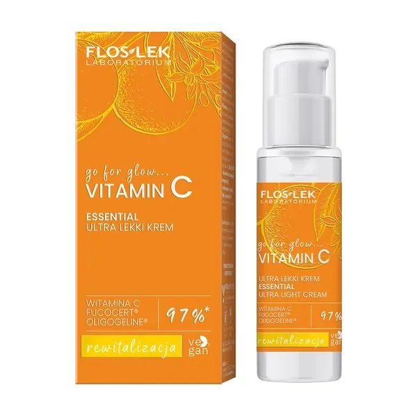 Witamina C ultra lekki krem na dzień 30ml [FlosLek] - FlosLek Laboratorium