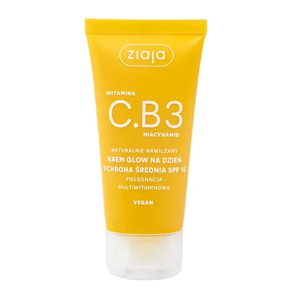 Witamina C.B3 Niacynamid krem glow na dzień SPF15 50ml [Ziaja] - Ziaja