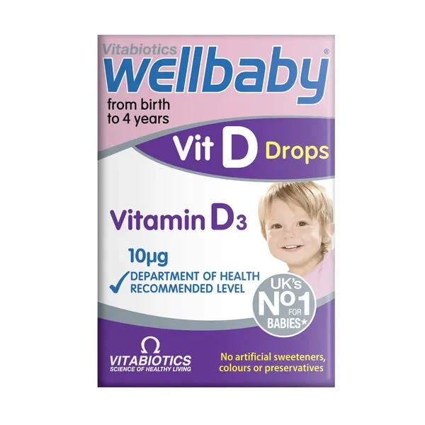 Witamina D3 10 µg krople 30 ml [Vitabiotics] - Vitabiotics