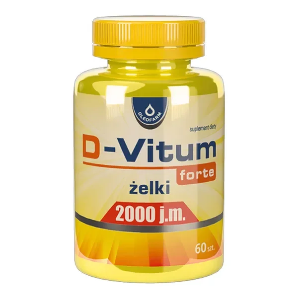 Witamina D3 2000 IU 60 żelek [D-Vitum] - D-Vitum