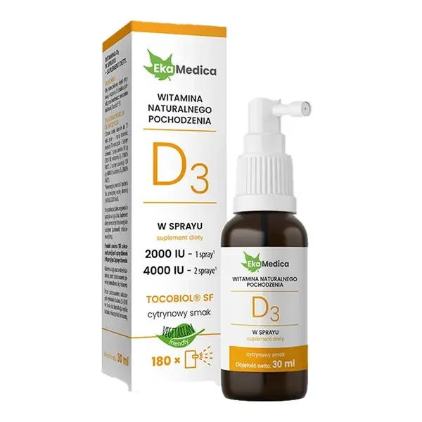 Witamina D3 2000 IU spray 30 ml [EkaMedica] - EkaMedica
