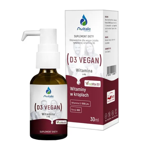 Witamina D3 25 µg 30 ml [Avitale] - Avitale