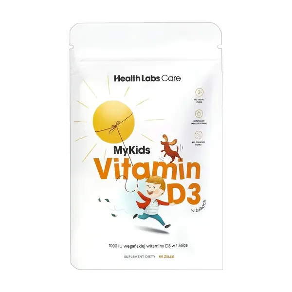 Witamina D3 25 µg 60 żelek [HealthLabs MyKids] - Health Labs Care