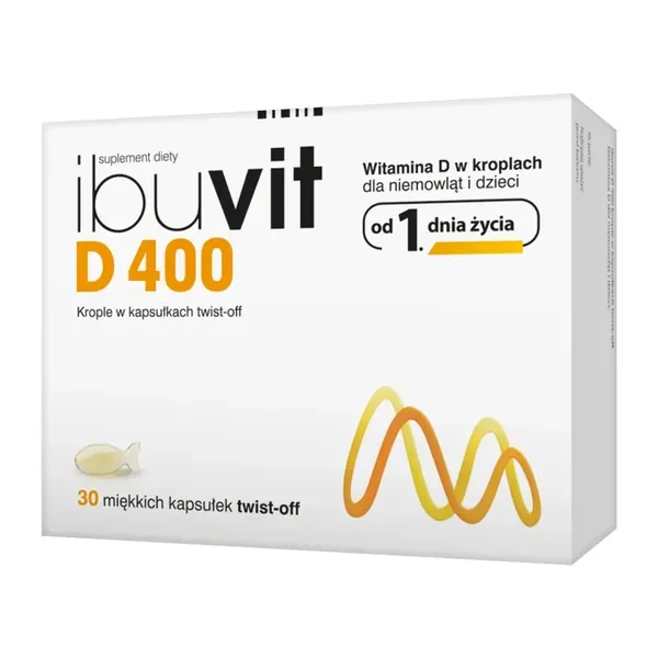 Witamina D3 400 IU 30 kapsułek [Ibuvit] - Ibuvit