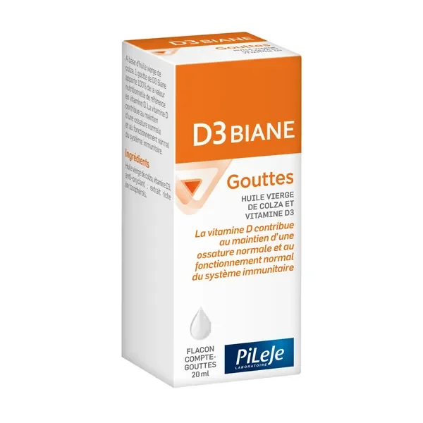 Witamina D3 5 µg 20 ml [PiLeJe] - PiLeJe