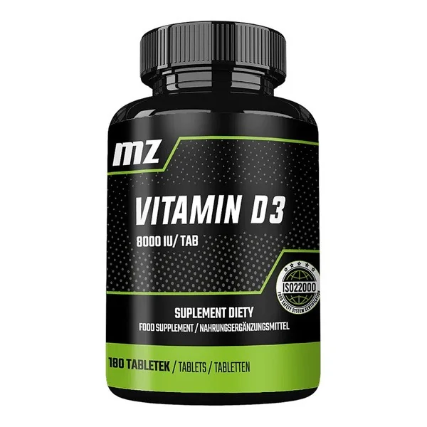 Witamina D3 50 µg 180 tabletek [MZ] - MZ