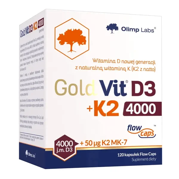 Witamina D3 + K2 4000 IU 120 kapsułek [Olimp Labs] - Olimp Labs