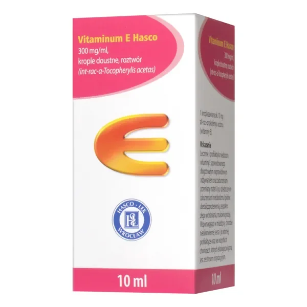 Witamina E 300 mg/ml krople doustne 10 ml [HASCO] - HASCO-LEK