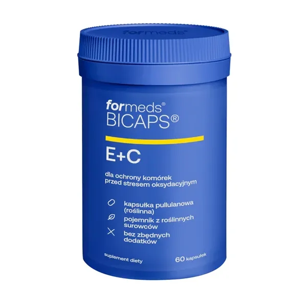 Witamina E+C 134mg+185mg 60 kapsułek [Formeds Bicaps] - Formeds Bicaps
