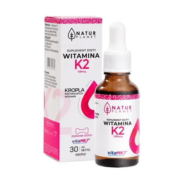 Witamina K2 100 µg 30 ml [Natur Planet] - Natur Planet