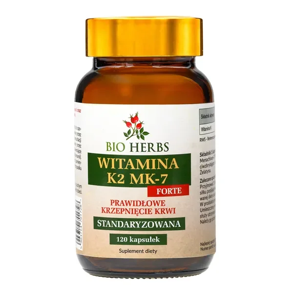 Witamina K2 MK-7 200 µg 120 kapsułek [My Herbs] - My Herbs