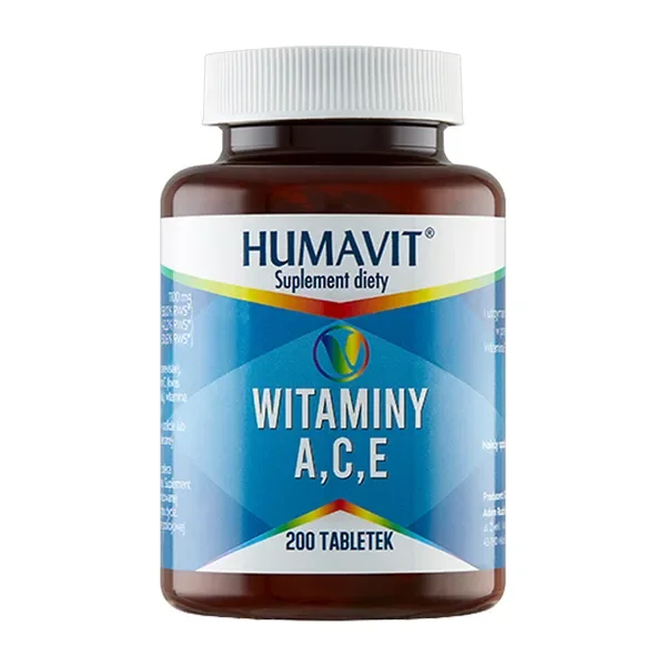 Witaminy A, C, E 200 tabletek [Humavit] - Humavit