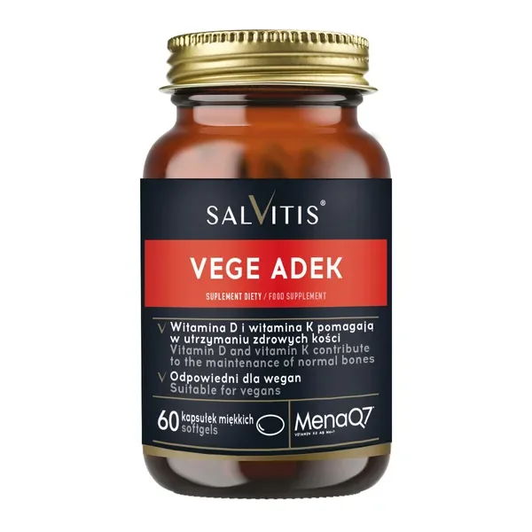 Witaminy A+D+E+K 60 kapsułek [Salvitis] - Salvitis