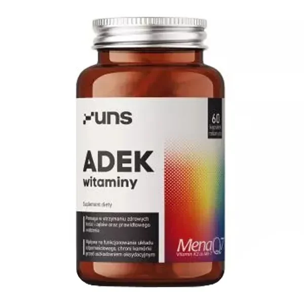 Witaminy ADEK 60 kapsułek [Uns] - Uns