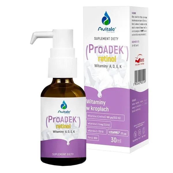 Witaminy ADEK krople 30ml [Avitale] - Avitale