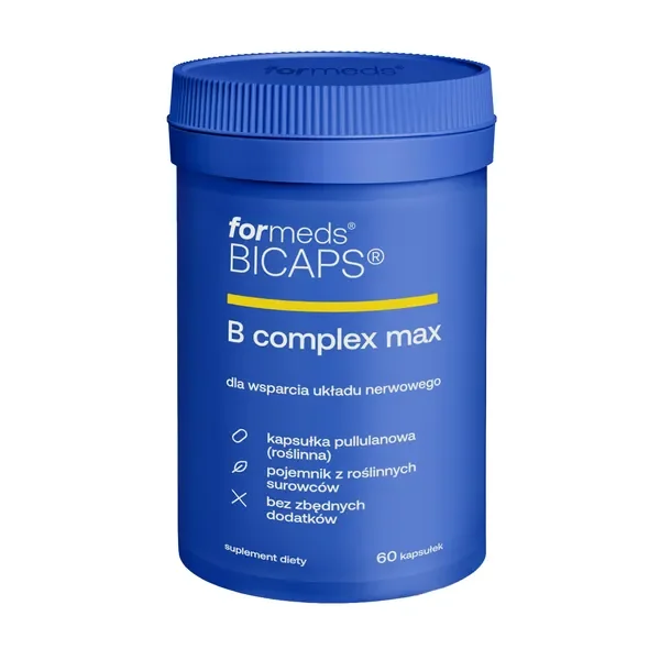 Witaminy B Complex Max 30 kapsułek [Formeds Bicaps] - Formeds Bicaps