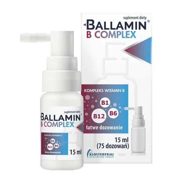Witaminy B Complex spray 15ml [Ballamin] - Ballamin