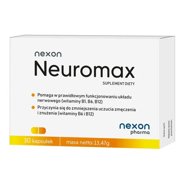 Witaminy B1 B6 B12 30 kapsułek [Nexon Pharma] - Nexon Pharma