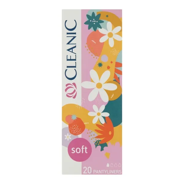 Wkładki higieniczne Soft Panty Liners 20 szt. [Cleanic] - Cleanic