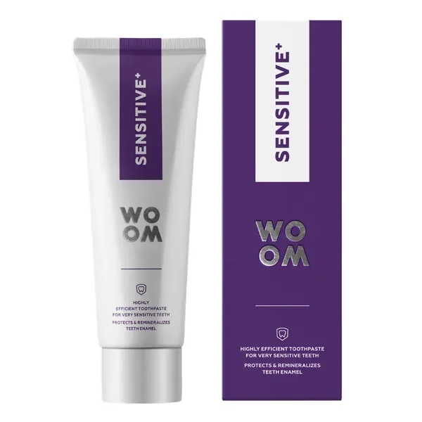WOOM Sensitive+ Delikatna pasta do bardzo wrażliwych zębów 75ml - WOOM