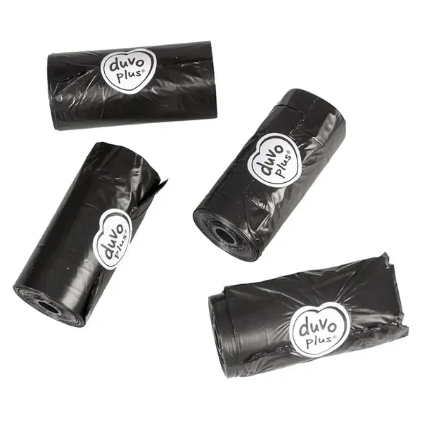 Woreczki na psie odchody czarne 4x20 szt [Duvoplus] - Duvoplus