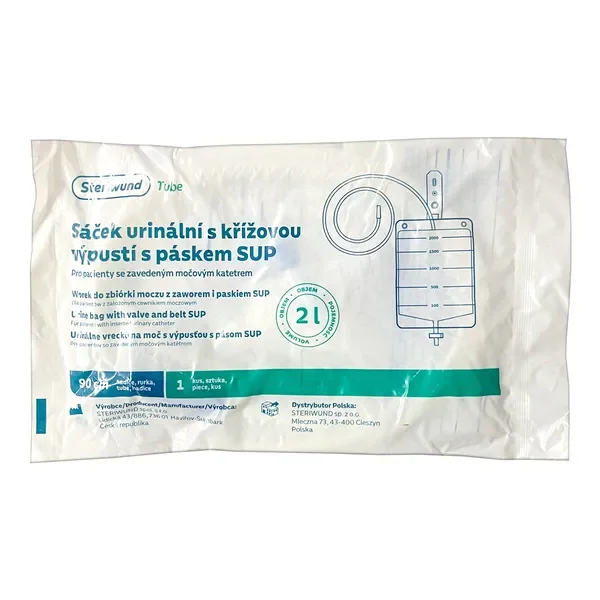 Worek do zbiórki moczu z zaworem i paskiem SUP 2 l [Convatec] - Convatec