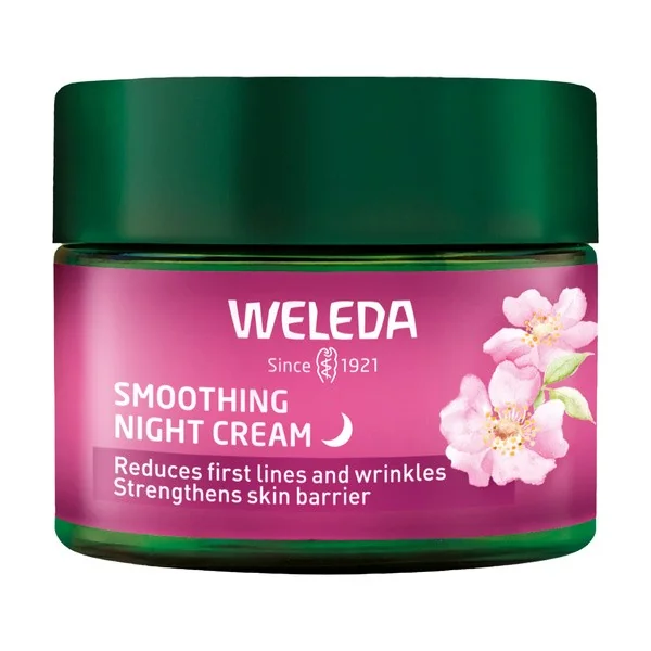 Wygładzający krem na noc z dziką różą i białą herbatą 40ml [Weleda] - Weleda