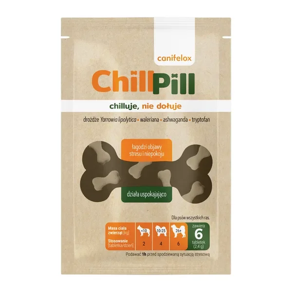 Yarrowia Canifelox ChillPill dog tabletki 6 szt. - Yarrowia Canifelox