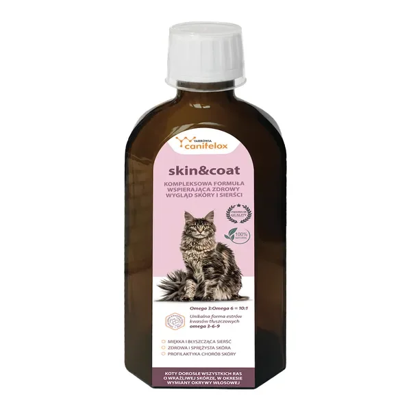Yarrowia Canifelox skin & coat cat płyn 150ml [Yarrowia Canifelox] - Yarrowia Canifelox