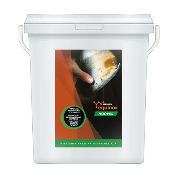 Yarrowia Equinox Hooves mieszanka paszowa uzupełniająca dla koni granulat 2,5 kg - Yarrowia Equinox