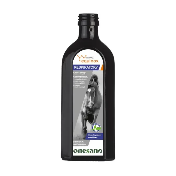 Yarrowia Equinox Respiratory mieszanka paszowa uzupełniająca dla koni płyn 1,5l - Yarrowia Equinox
