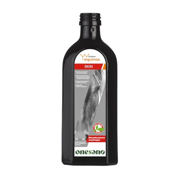 Yarrowia Equinox Skin mieszanka paszowa uzupełniająca dla koni 1,5 l - Yarrowia Equinox