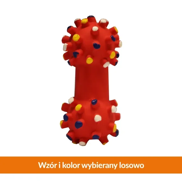 Zabawka Lateksowa Mix piłka/piłka rugby/hantel 1 szt. [Beeztees] - Beeztees