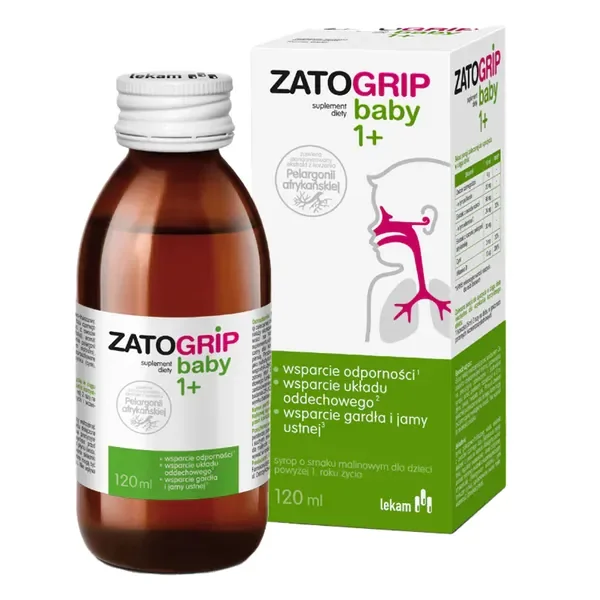 Zatogrip baby 1+ syrop 120 ml [Zatogrip] - Zatogrip