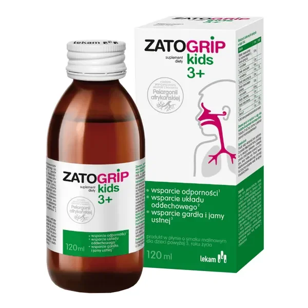Zatogrip Kids 3+ płyn 120ml [Zatogrip] - Zatogrip