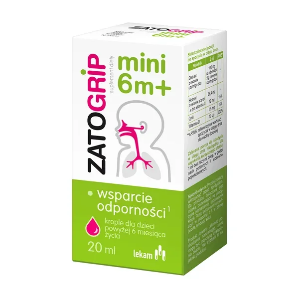 Zatogrip Mini 6m+ krople 20 ml [Zatogrip] - Zatogrip