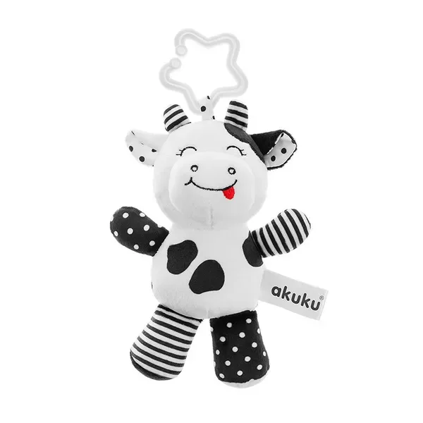 Zawieszka pluszowa krówka 1 szt. [Akuku] - Akuku