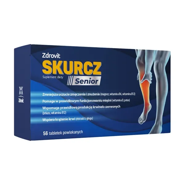 Zdrovit Skurcz Senior kompleks witamin i minerałów 56 tabletek [NP PHARMA] - NP PHARMA