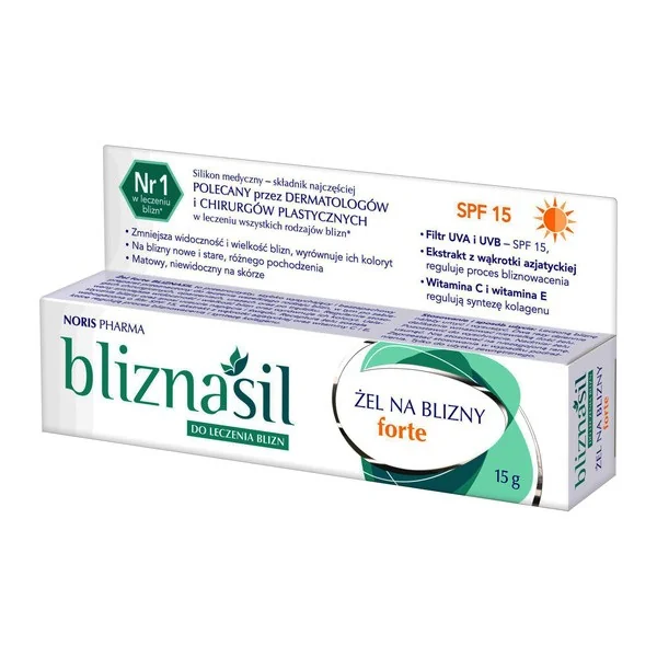 Żel do leczenia blizn forte 15g [Bliznasil] - Bliznasil