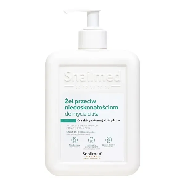 Żel do mycia ciała przeciw niedoskonałościom 320ml [Snailmed] - Snailmed