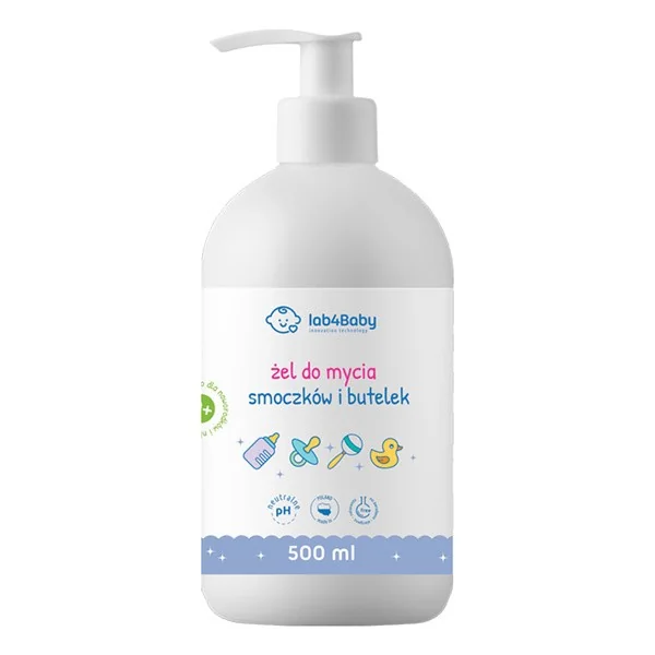 Żel do mycia smoczków i butelek 500ml [Lab4Baby] - Lab4Baby