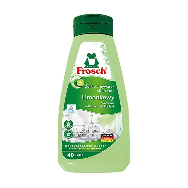 Żel do zmywarek all-in-one limonkowy 650 ml [Frosch] - Frosch