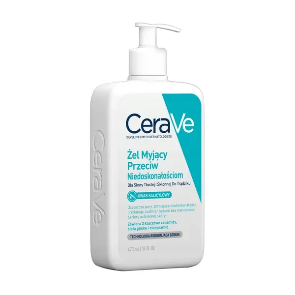 Żel myjący przeciw niedoskonałościom 473ml [CeraVe] - CeraVe