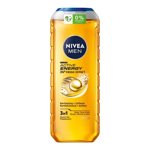 Żel pod prysznic 3w1 Active Energy 500ml [Nivea] - Nivea