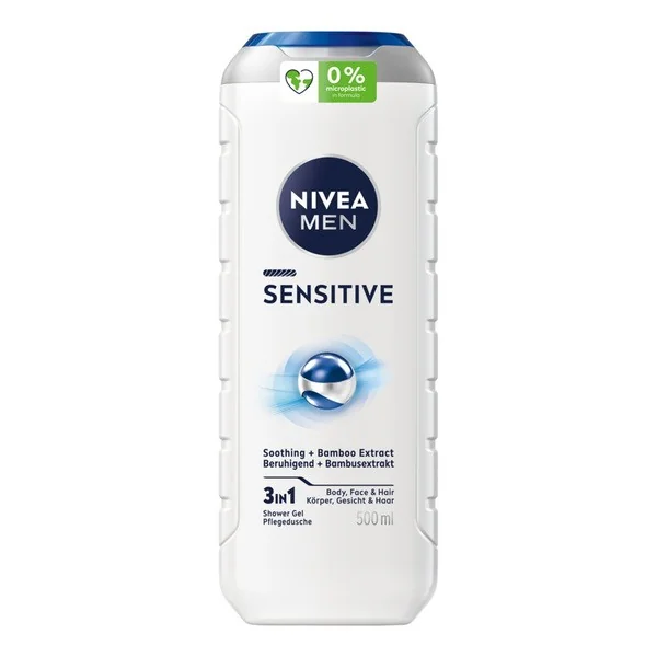Żel pod prysznic Sensitive 500ml [Nivea Men] - Nivea